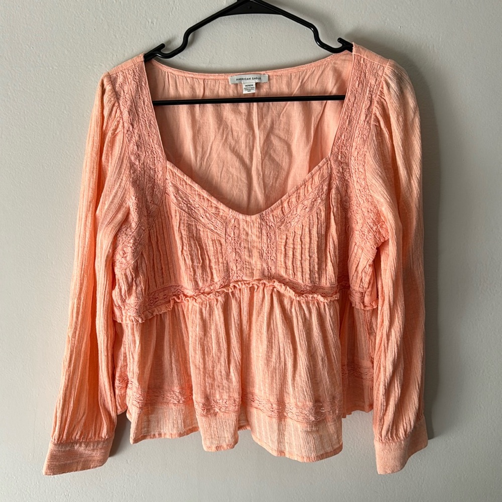 American Eagle Babydoll Blouse